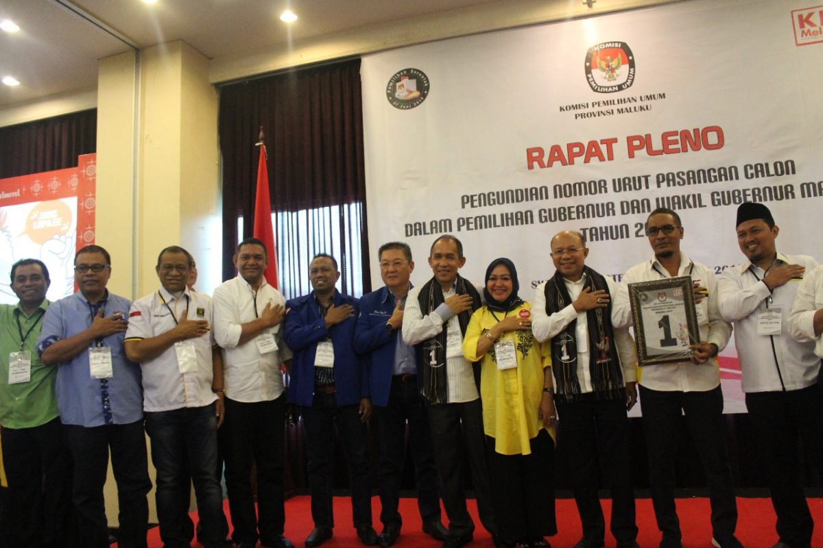 Pilgub Maluku, Dapat Nomor Urut Satu, SANTUN Merasa Beruntung Partai