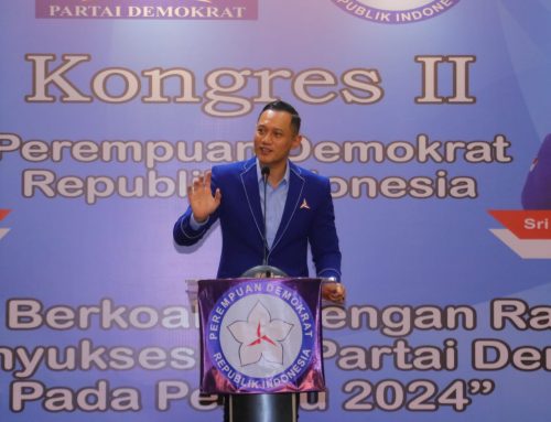 DPP Perempuan Demokrat Republik Indonesia (PDRI) menggelar kongres II dengan tema PDRI Berkoalisi Dengan Rakyat Siap Menyukseskan Partai Demokrat Pada Pemilu 2024.    