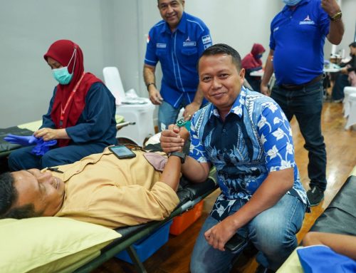 Ratusan Kader Ikut Donor Darah, Demokrat Selalu Hadir untuk Rakyat dan Kemanusian