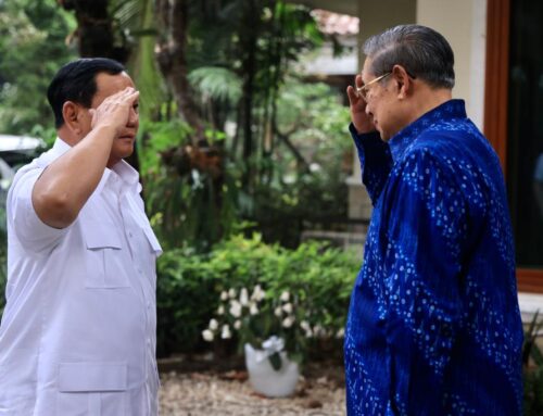 Capres Prabowo Subianto Meminta Doa Restu dari SBY Sebelum Pendaftaran di KPU
